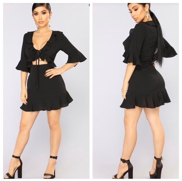 Fashion Nova Dresses & Skirts - Fashion Nova This Love Is Fine Mini Dress Black XS